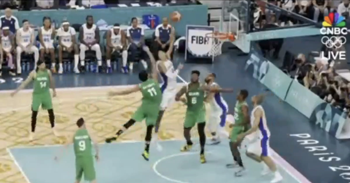 Victor Wembanyama’s Olympic debut had Space Jam dunk and so much more