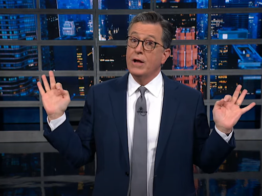 Stephen Colbert taunts Trump over one line about Melania from his hush money trial