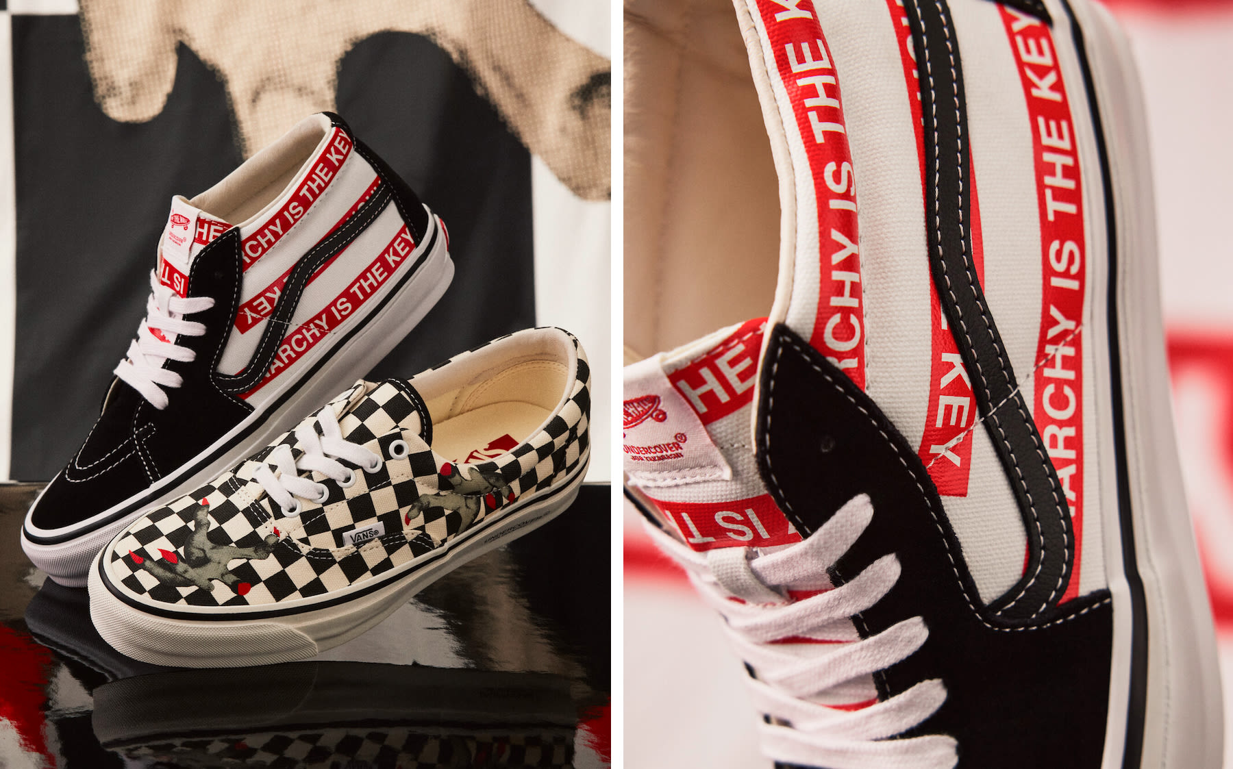 Undercover and Vans Bring ‘Anarchy’ to Their Sk8-Mid Sneaker Collaboration