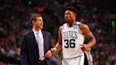Brad Stevens gives emotional reaction to Celtics' Marcus Smart trade