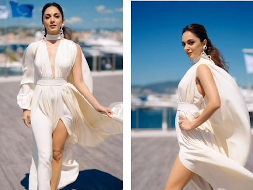 Cannes 2024: Kiara Advani 'Looks Like A Wow' In White High-Slit Gown As She Makes Stunning Debut At International...