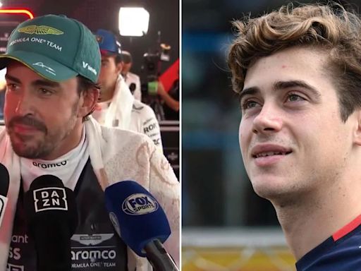 La sorprendente sentencia de Fernando Alonso sobre Franco Colapinto tras su auspicioso debut en la Fórmula 1