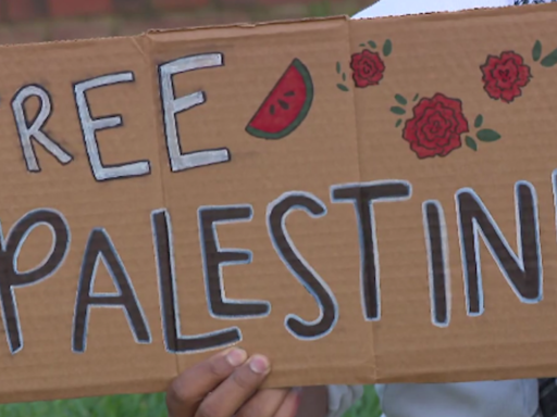 Pro Palestinian protest group at Johns Hopkins University says "We are not leaving"