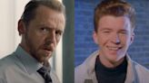 Rick Astley And Simon Pegg Are Filming A Project Together, And Of Course Fans All Have The Same Joke