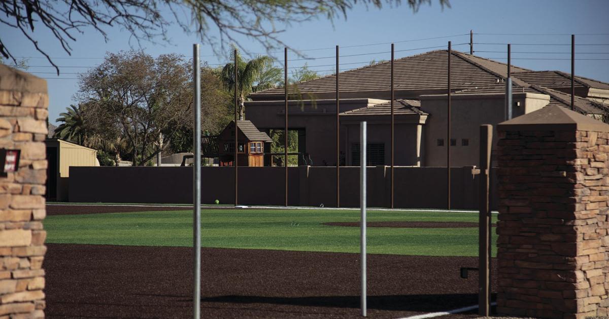 Ex-MLB player’s baseball diamond rough on neighbor