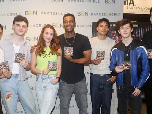 Photos: THE OUTSIDERS Cast Signs Original Broadway Cast Recording at Barnes & Noble