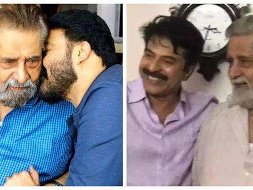 Mohanlal and Mammootty shower love on legendary actor Madhu as he celebrates his 91st birthday! | Malayalam Movie News - Times of India