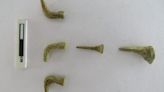 Copper nails found at Porpanaikottai excavation site