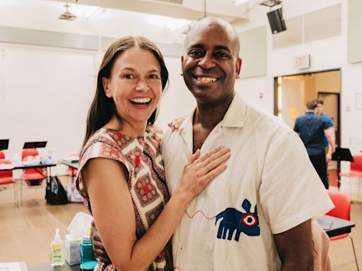 Photo: Sutton Foster & Daniel Breaker Reunite in ONCE UPON A MATTRESS Rehearsals