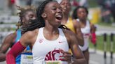 NCAA T&F: Washington State's Maribel Caicedo wins 100 meter hurdles at West regional; five area athletes onto nationals
