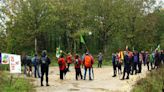 Marcha montañera por Arakil para conocer los sondeos del TAV