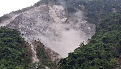 花蓮連2震「崇德山區驚見山崩」 土石傾瀉而下畫面曝光