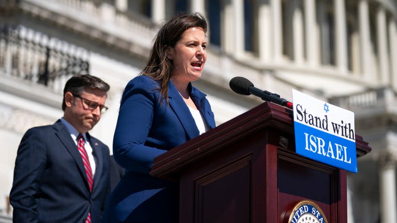 Stefanik calls for wiping Hamas ‘off the face of the Earth’ and touts Trump policies in speech to Israeli Knesset | CNN Politics