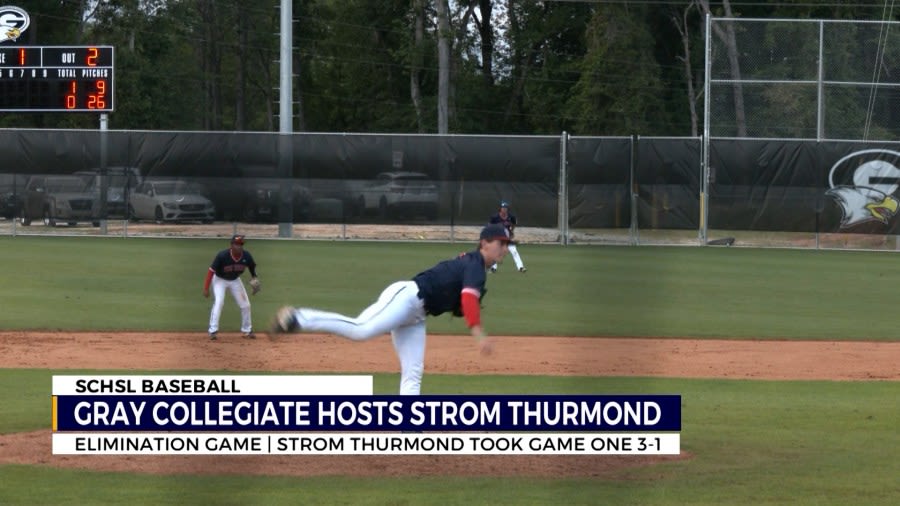 Strom Thurmond baseball visits Gray Collegiate
