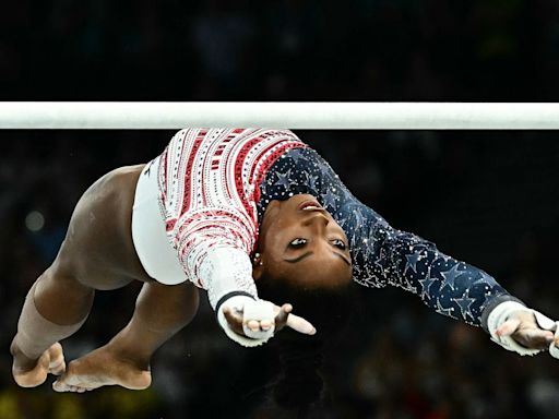 Simone Biles en los Juegos Olímpicos 2024: su quinto oro olímpico en gimnasia llegó ante la mirada de celebridades