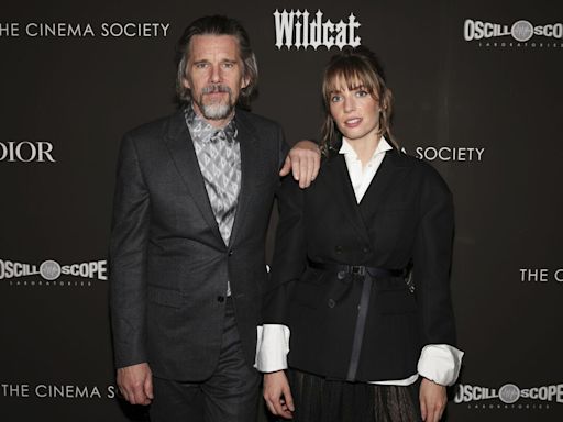 Ethan Hawke and Maya Hawke have a running joke about ‘Wildcat,’ their Flannery O’Connor movie