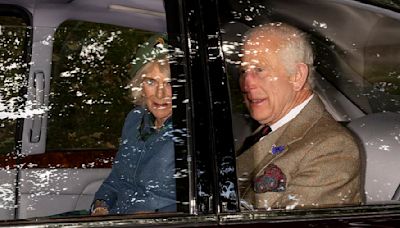 King and Queen head to church after wishing Harry a happy 40th