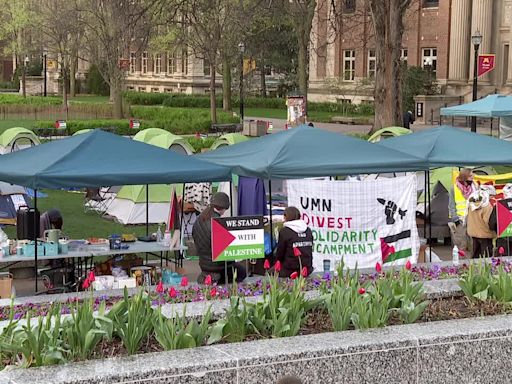 Pro-Palestinian protest at University of Minnesota continues Tuesday