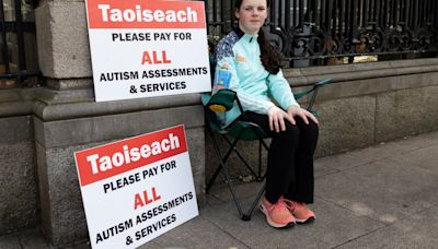 Teenager vows to protest outside Dail until election in autism assessment fight