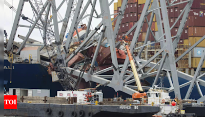 Baltimore bridge collapse: Crews prepare for controlled demolition - Times of India