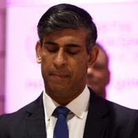 Outgoing prime minister Rishi Sunak conceded defeat in a phone call to Keir Starmer