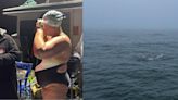 Heavy-Set Grandmother Completes Terrifying 29-Mile Swim Through Shark-Infested Waters to Break the Record