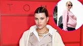 Pregnant Sofia Richie Shows Off Her Pretty Pink Spring Style and Growing Baby Bump