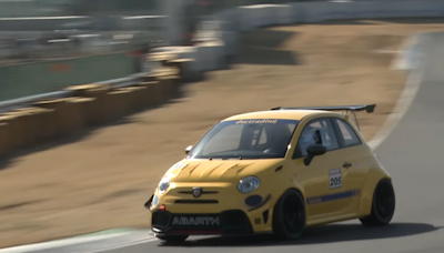 Fiat Abarth 595 Time Attack Race Car Is Just A Little Loud Guy