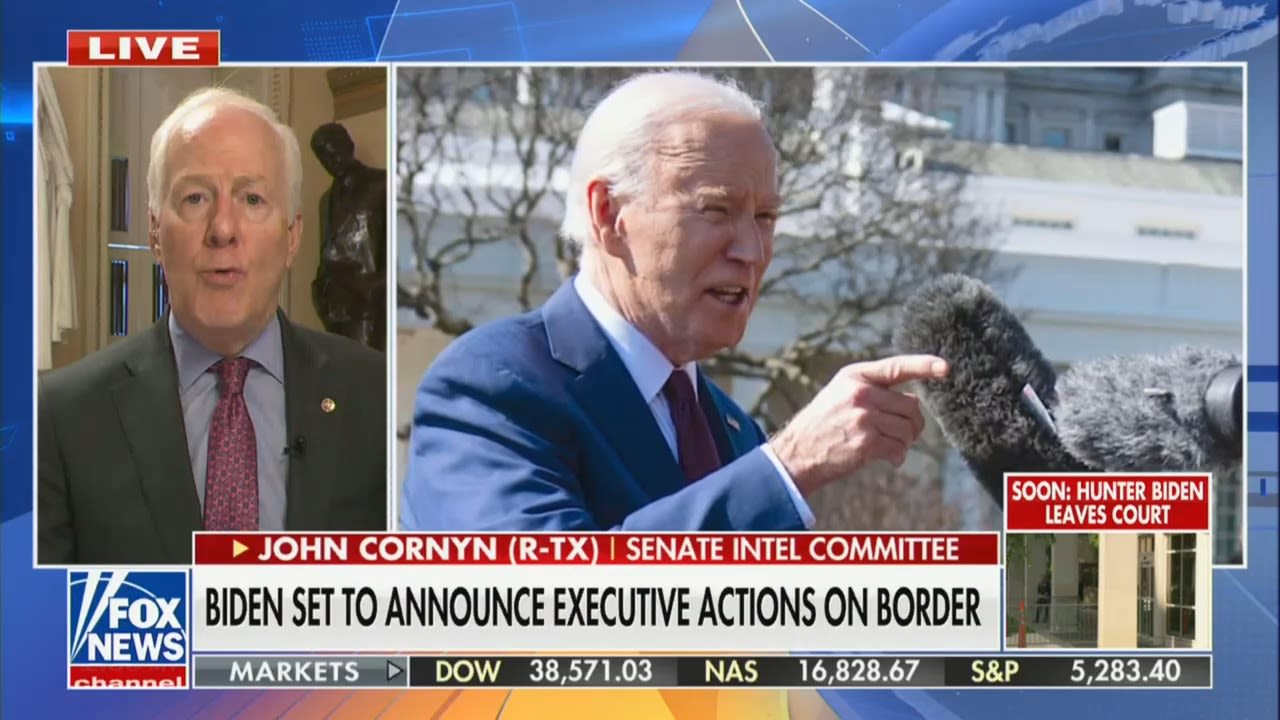John Cornyn Slams Biden for ‘Deathbed Conversion’ on Border Crisis