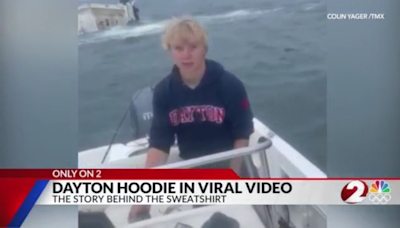 UD hoodie makes cameo appearance in viral video of whale capsizing a boat