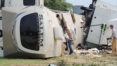 'There was no warning': Residents relive EF-1 tornado that hit Lake Palestine Resort