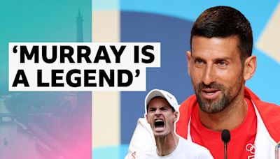 Paris Olympics 2024: Novak Djokovic praises Andy Murray as Team GB tennis star prepares to retire
