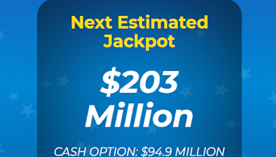 Mega Millions winning numbers for Friday, July 12, 2024 lottery drawing. Jackpot at $203M