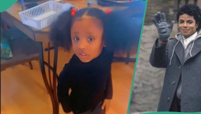 Young girl dances like Michael Jackson, her mother captures moves