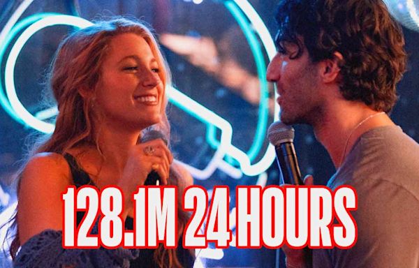 It Ends With Us bonkers first 24 hours trailer views