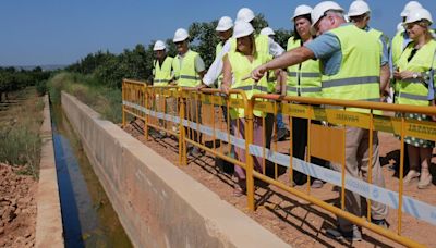 La Acequia Real del Xùquer ahorrará un 37% de agua gracias a la instalación del riego por goteo