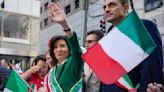 Hochul, Zeldin avoid crossing paths during NYC Columbus Day Parade as Adams blows kisses to hecklers