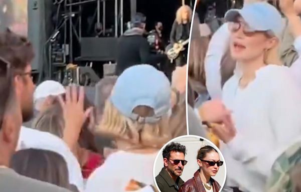Gigi Hadid and Bradley Cooper adorably dance to Stevie Nicks at BottleRock music festival