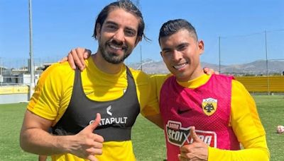 VIDEO: Orbelín Pineda presume 'baile' sobre Rodolfo Pizarro en entrenamiento de AEK Atenas