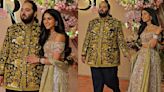 Anant Ambani and Radhika Merchant are shining in shimmering silver and gold AJSK ensembles wrapped in love