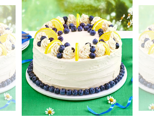 Luscious Lemon-Blueberry Cake Recipe is a Sweet Summer Sensation