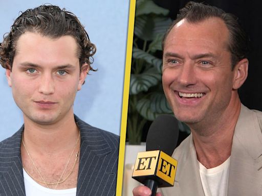 Jude Law on What Advice He's Given His Son Raff About Acting (Exclusive)