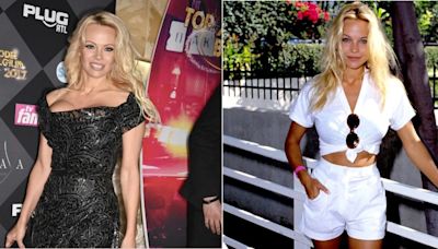 Pamela Anderson's changing looks over the years as she turns 58