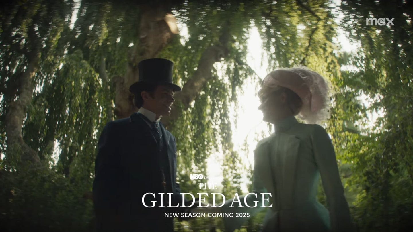 'The Gilded Age' Season 3 Clip Shows Marian and Larry Locking Eyes