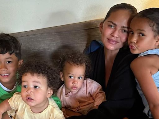 Chrissy Teigen shares adorable family vacation photos