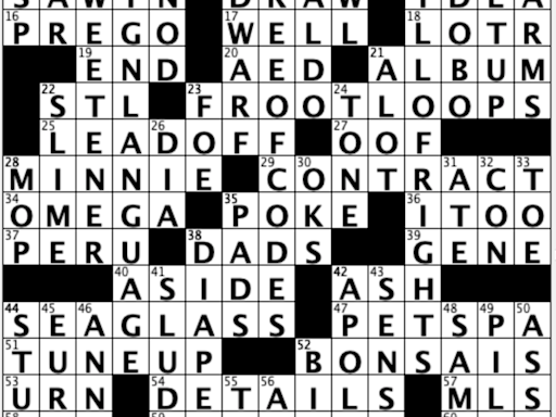 Off the Grid: Sally breaks down USA TODAY's daily crossword puzzle, Top Dollar