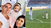 Mandinha, la esposa de Dibu Martínez, mostró el talento futbolístico de su hija y enterneció a sus seguidores