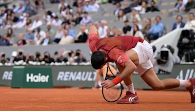 Djokovic pasó por el quirófano, peligra su presencia en Wimbledon y apunta a los Juegos Olímpicos
