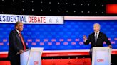 Trump se burla del desempeño de Biden en el debate y lo llama "un montón de mierda"