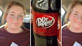 ‘That's Sprite’: Customer opens Dr. Pepper bottle. Then she notices something strange